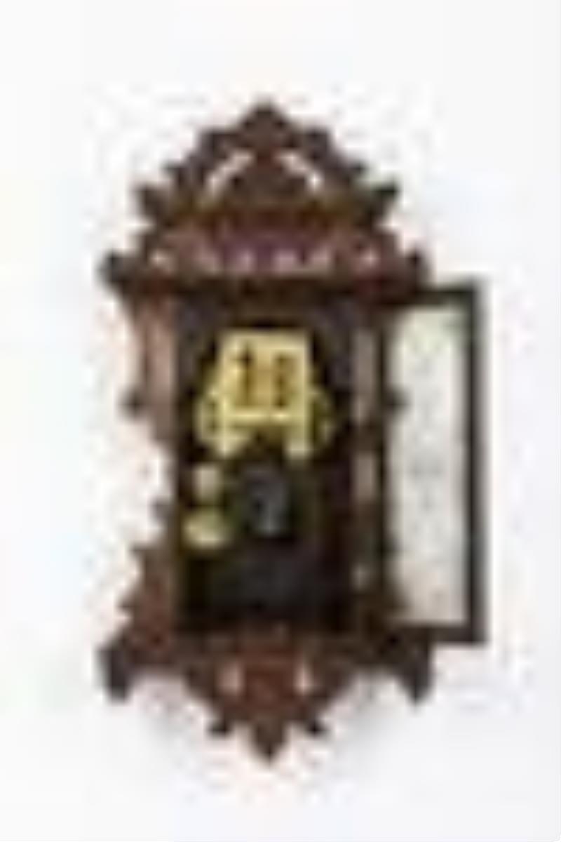 E.N. Welch Hanging Gingerbread Clock