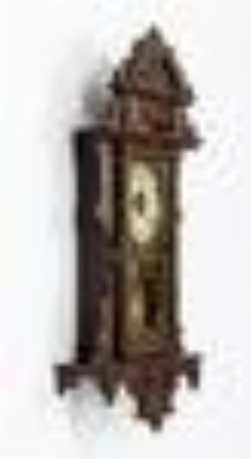 E.N. Welch Hanging Gingerbread Clock