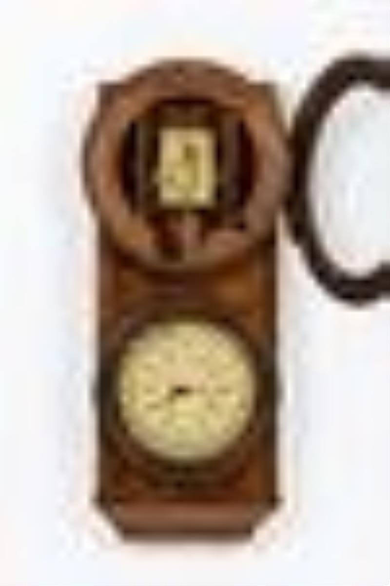 Welch No. 2 B.B. Lewis Calendar Regulator Wall Clock