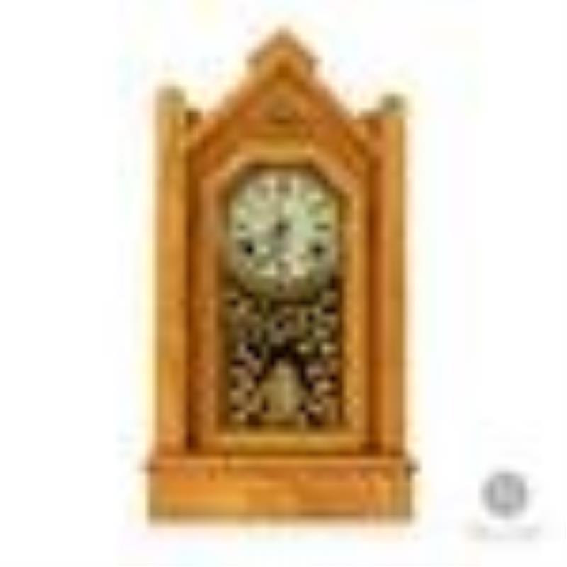 Pequegnat Maple Leaf Shelf Clock