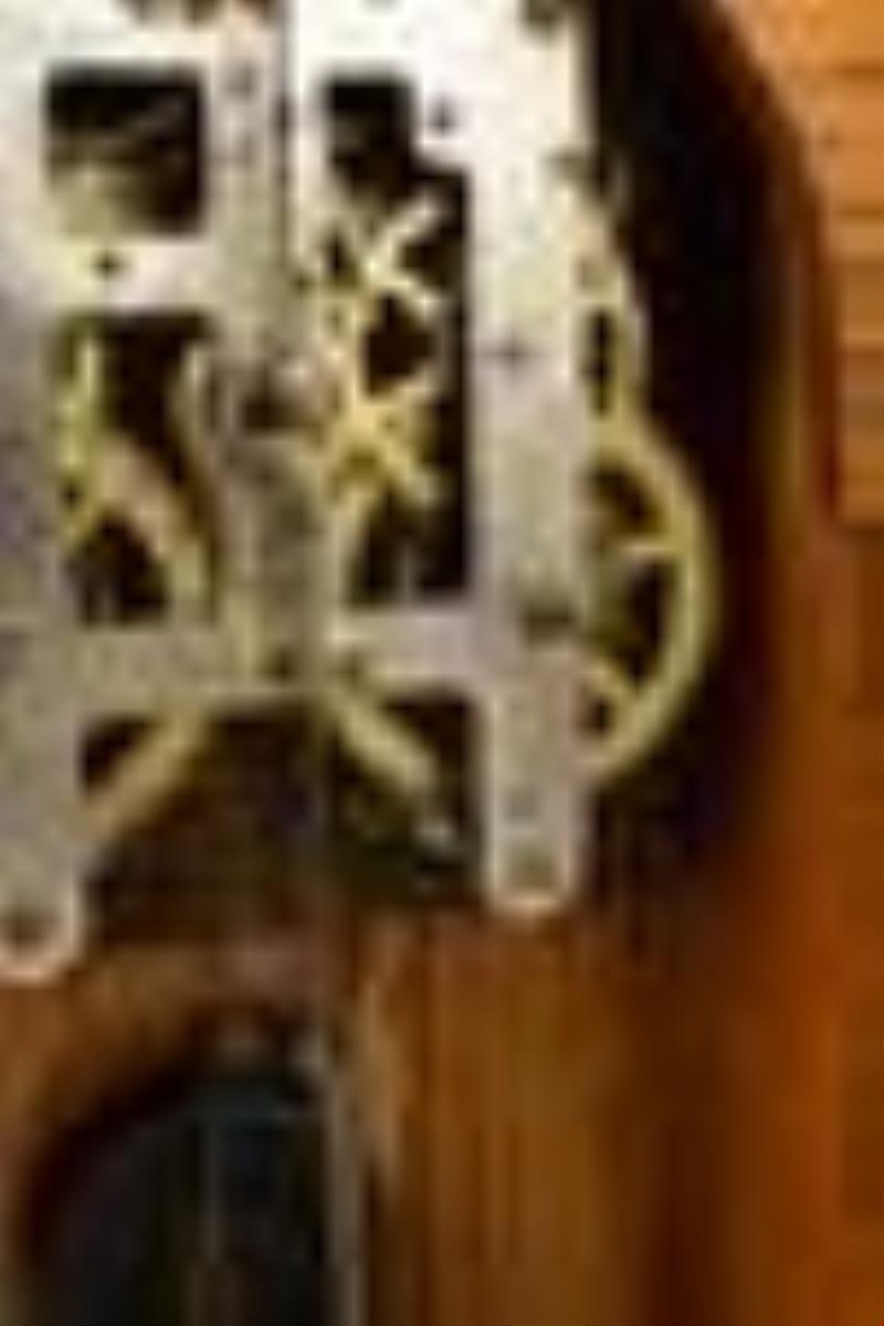 Pequegnat Maple Leaf Shelf Clock