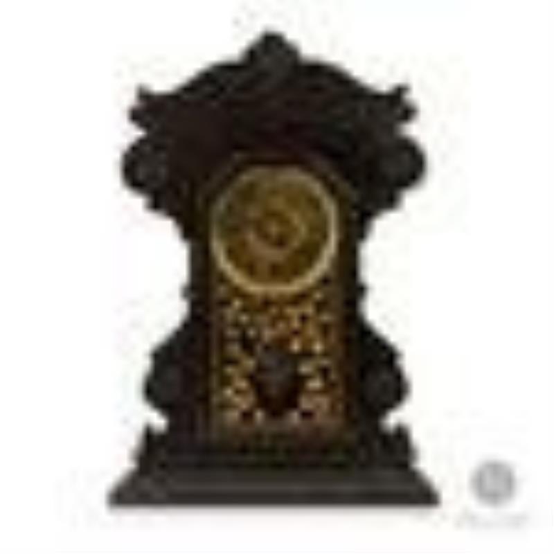 Pequegnat Maple Leaf "Points Up" Shelf Clock