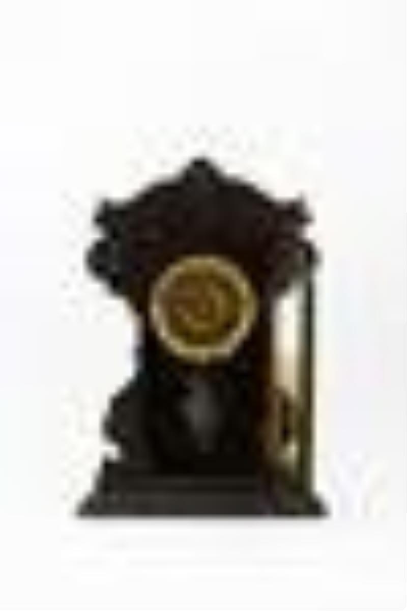 Pequegnat Maple Leaf "Points Up" Shelf Clock