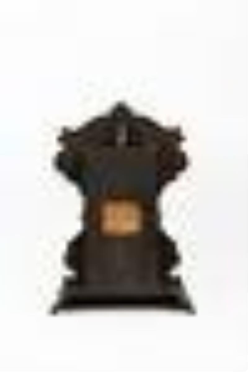 Pequegnat Maple Leaf "Points Up" Shelf Clock