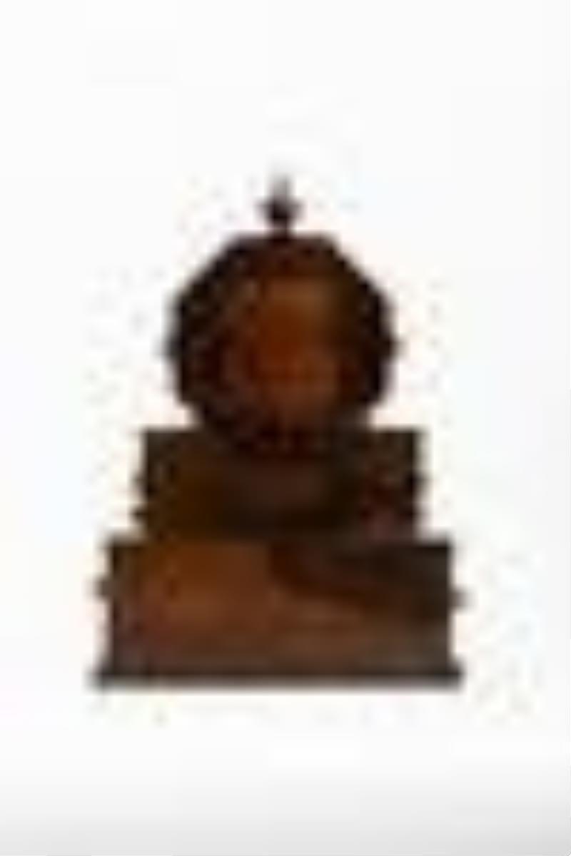 French Regency Inlaid Desk Clock