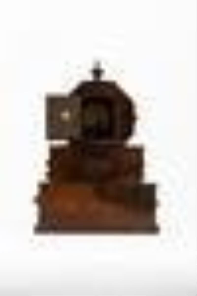French Regency Inlaid Desk Clock