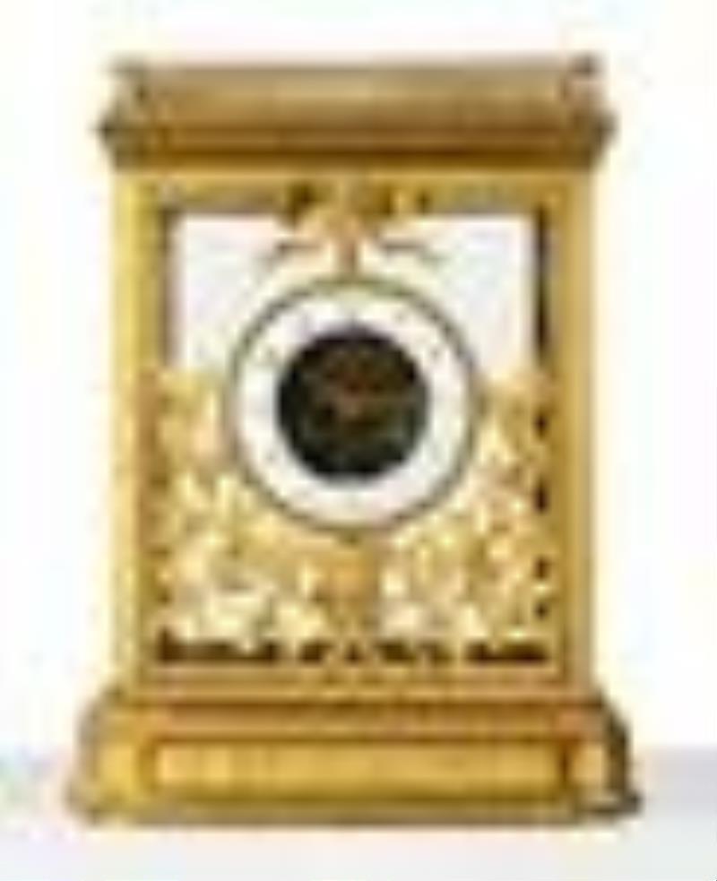 Louis XVI Ormolu Pendule-Cage Mantel Clock