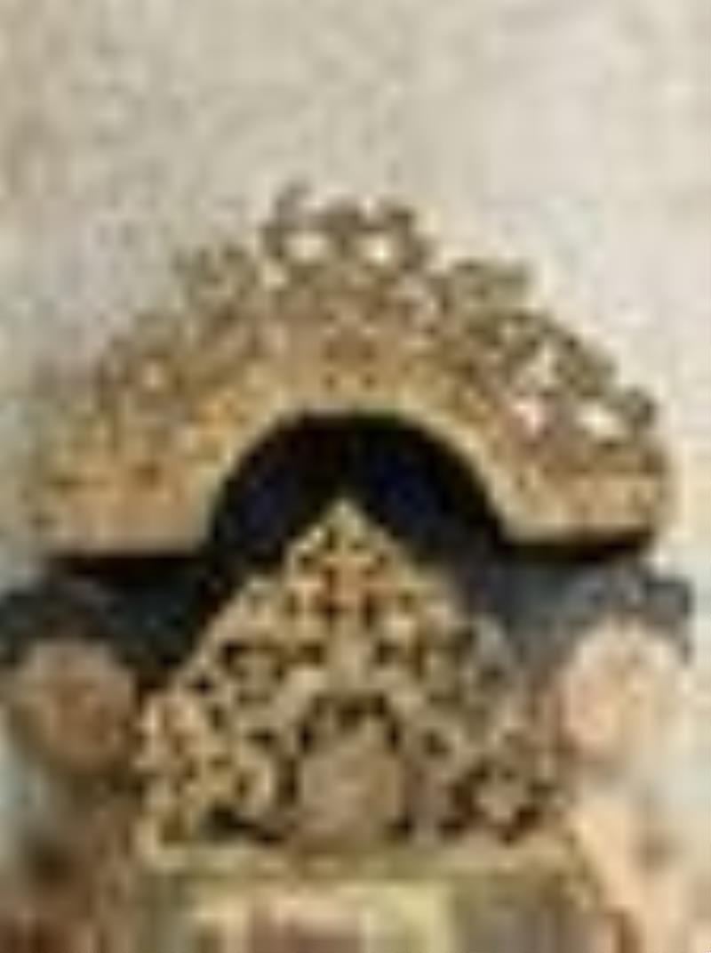 Dutch Folklore Stoelklock Wall Clock
