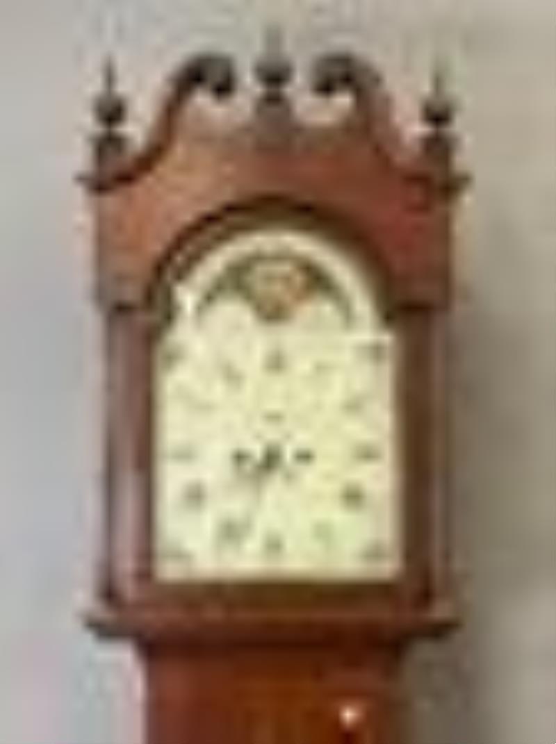 Mahogany Federal Tall Case Clock
