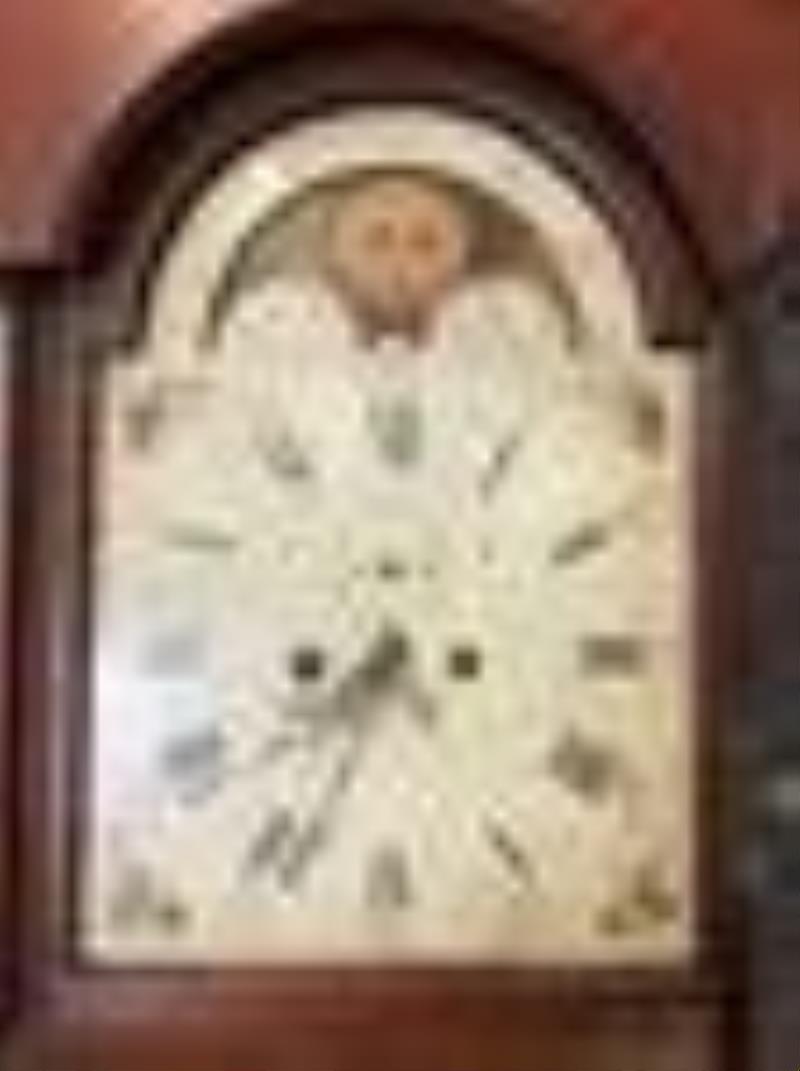 Mahogany Federal Tall Case Clock