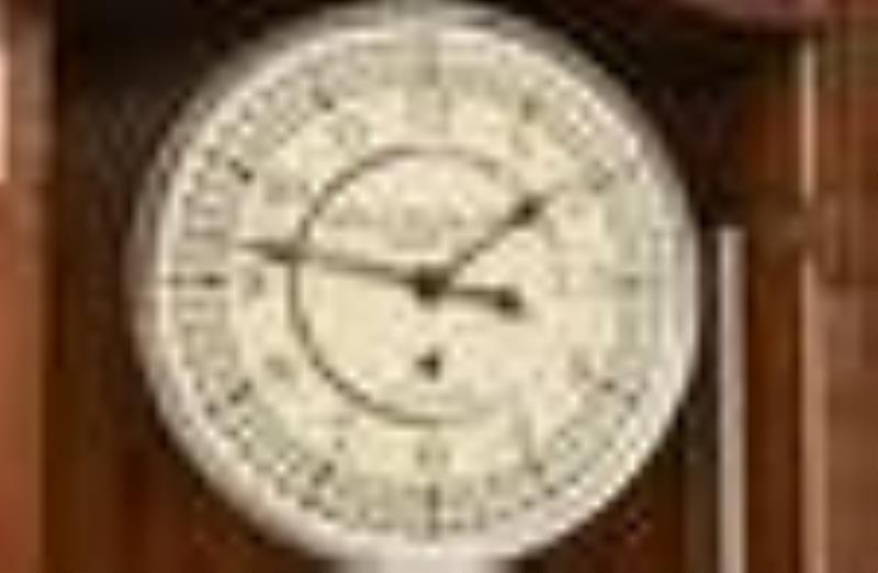 Seth Thomas "Regulator No. 19" Wall Clock, Santa Fe Railway System