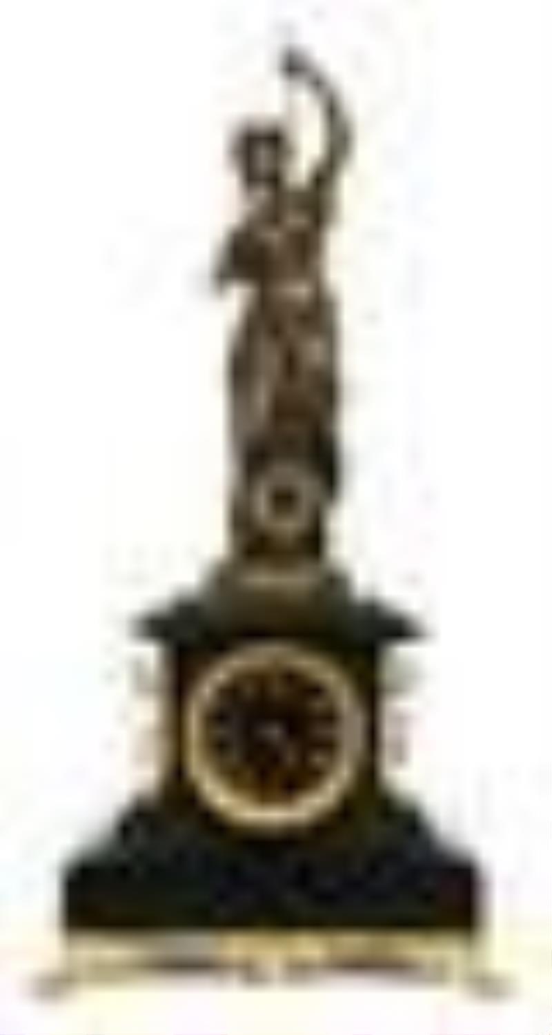 André Romain Guilmet Figural Mystery Clock