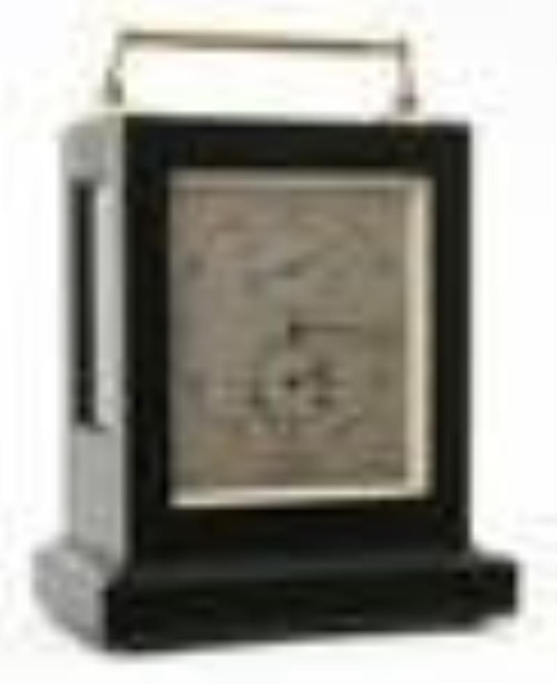 English Chronometer Table Clock with Regulator Dial, T. Coombe, Brighton