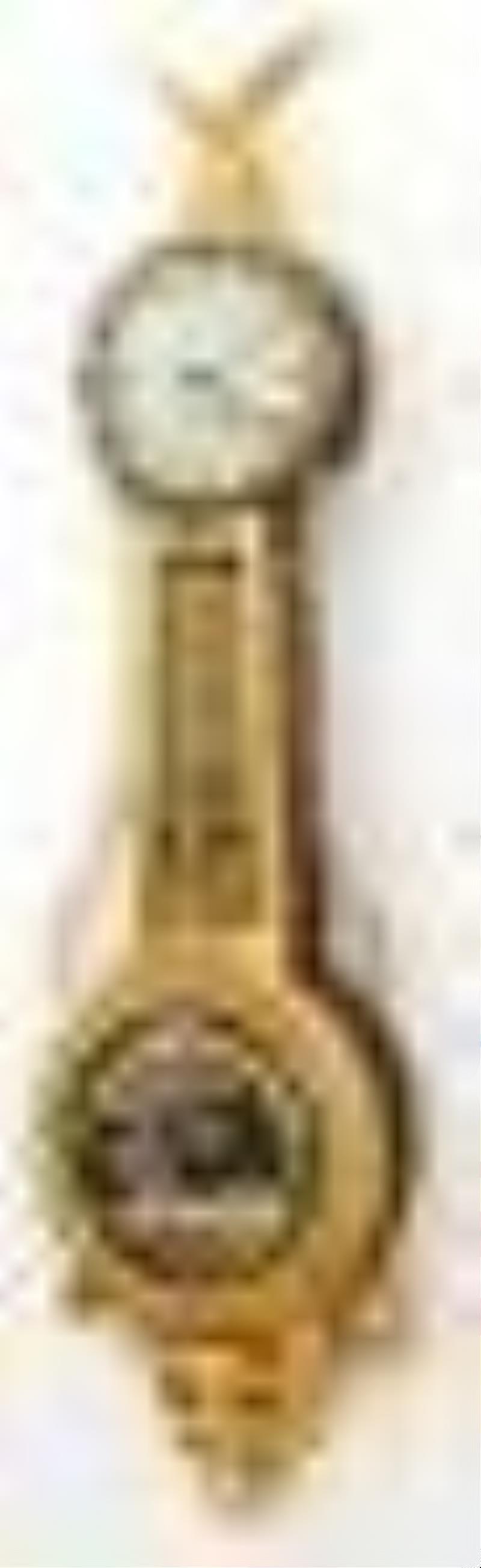 Elmer O. Stennes Girandole Banjo Clock, Pembroke, Massachusetts