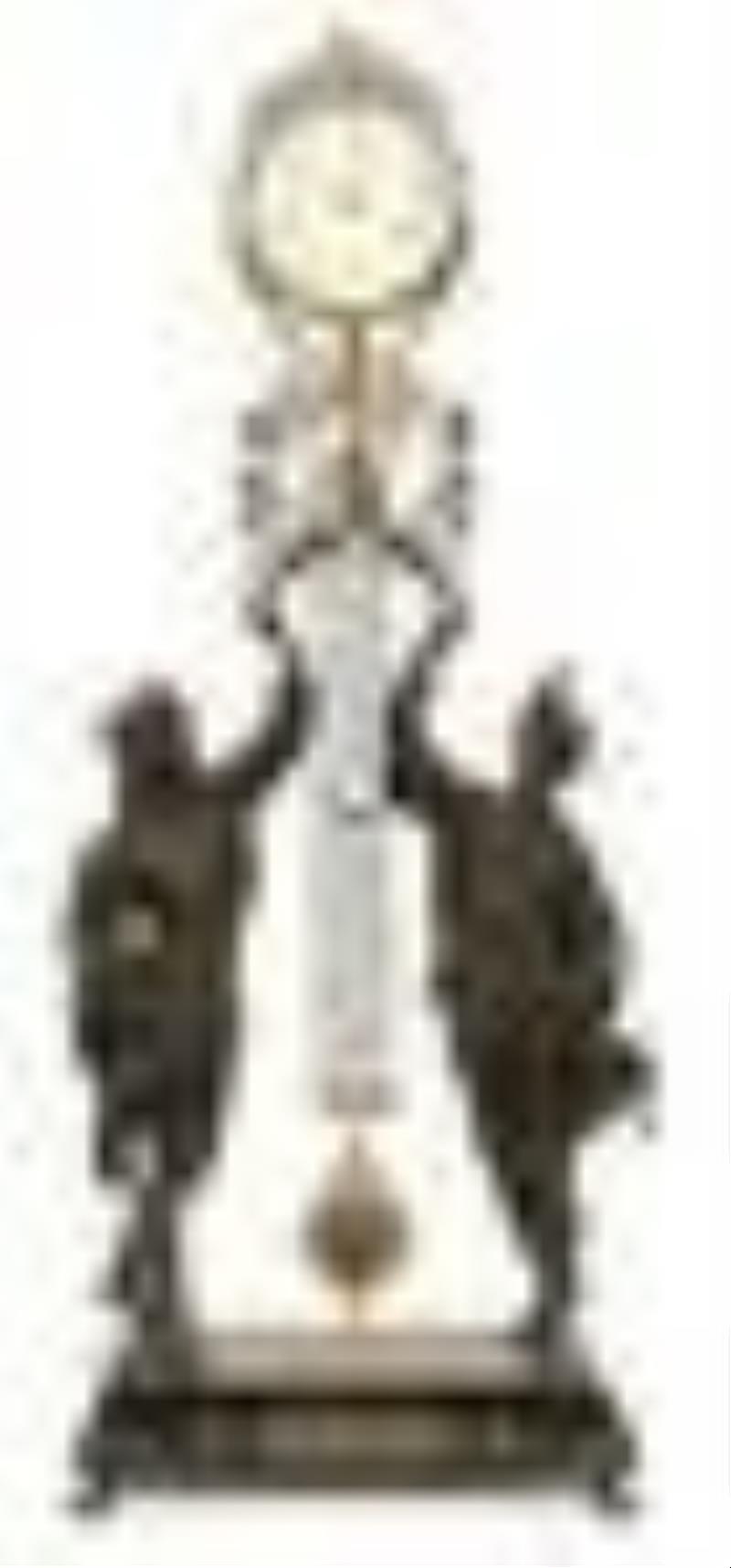 Ansonia Clock Co. "Fisher & Falconer" Swinger Clock