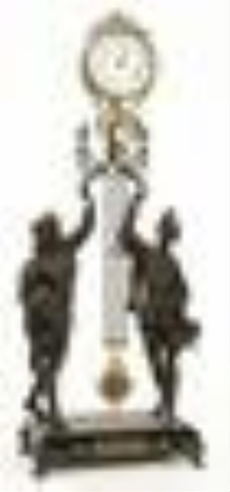 Ansonia Clock Co. "Fisher & Falconer" Swinger Clock