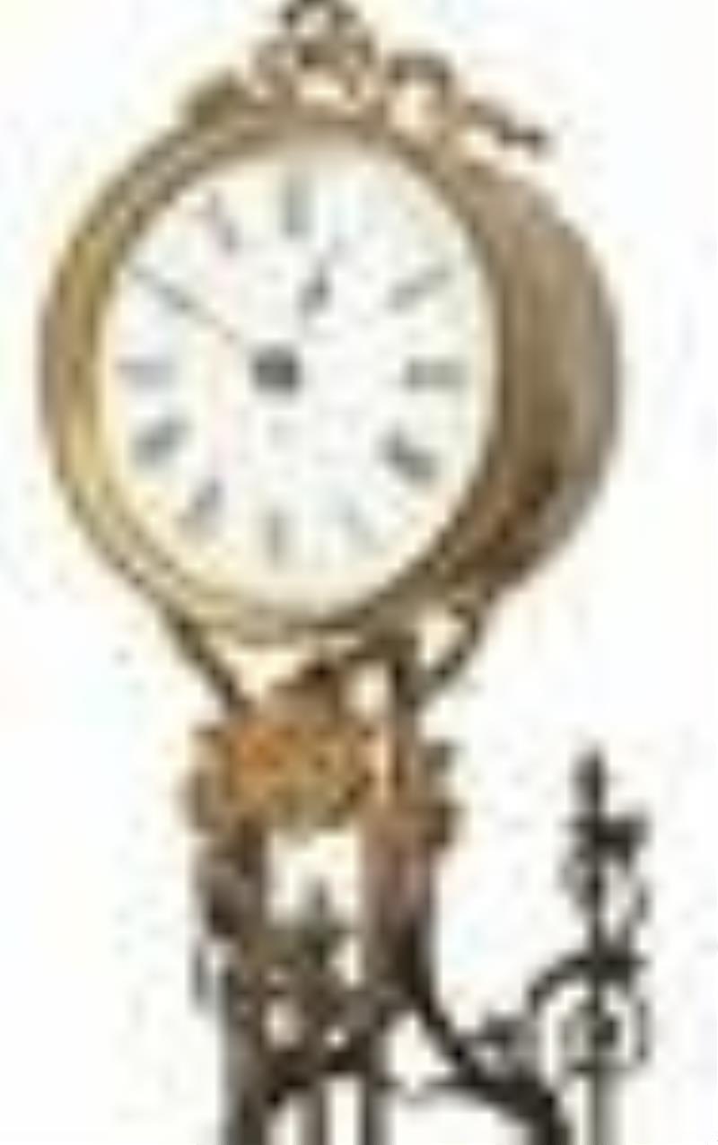 Ansonia Clock Co. "Fisher & Falconer" Swinger Clock