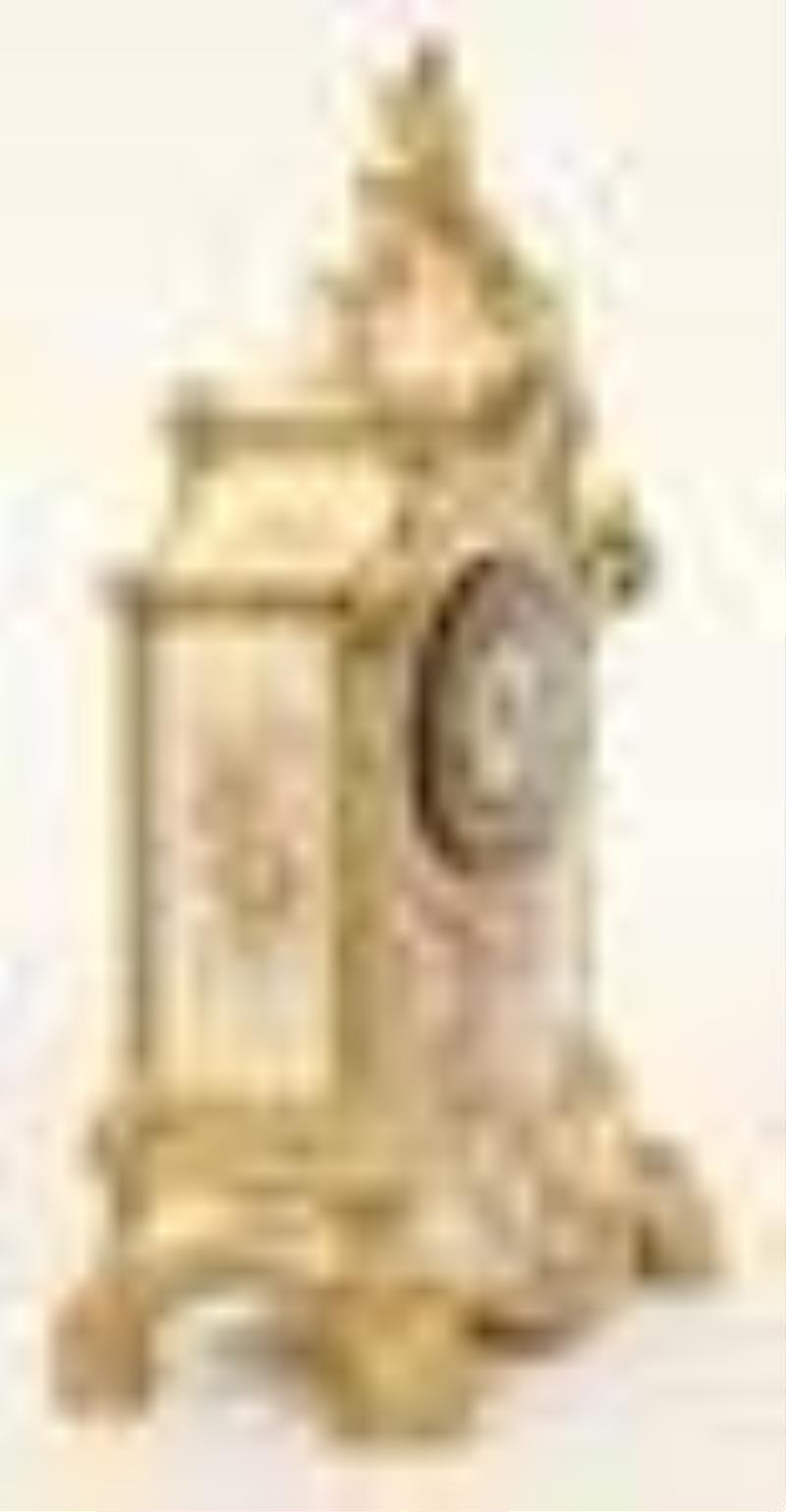 French Porcelain Mantel Clock