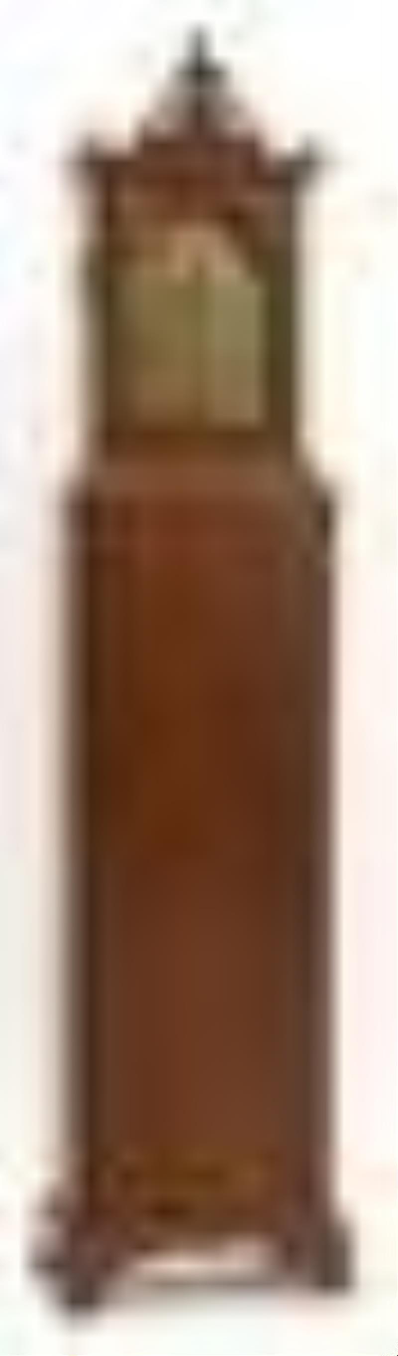 Attributed to Samuel Mulliken II (1761-1847), Mahogany Dwarf Tall Clock, Newburyport, Massachusetts