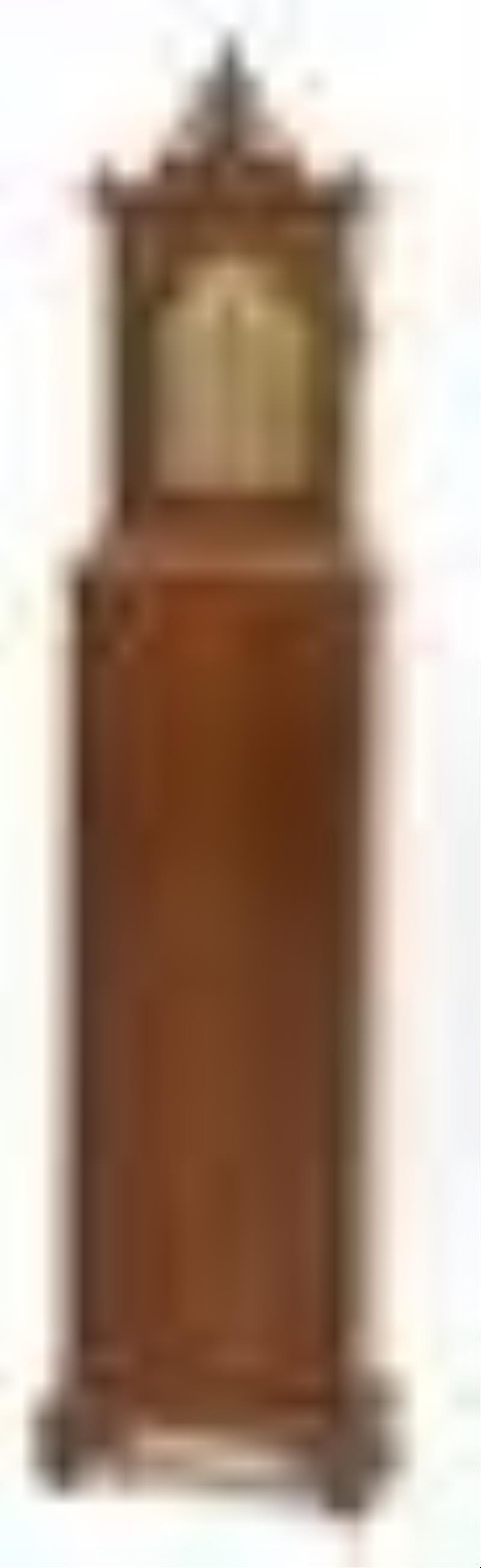 Attributed to Samuel Mulliken II (1761-1847), Mahogany Dwarf Tall Clock, Newburyport, Massachusetts
