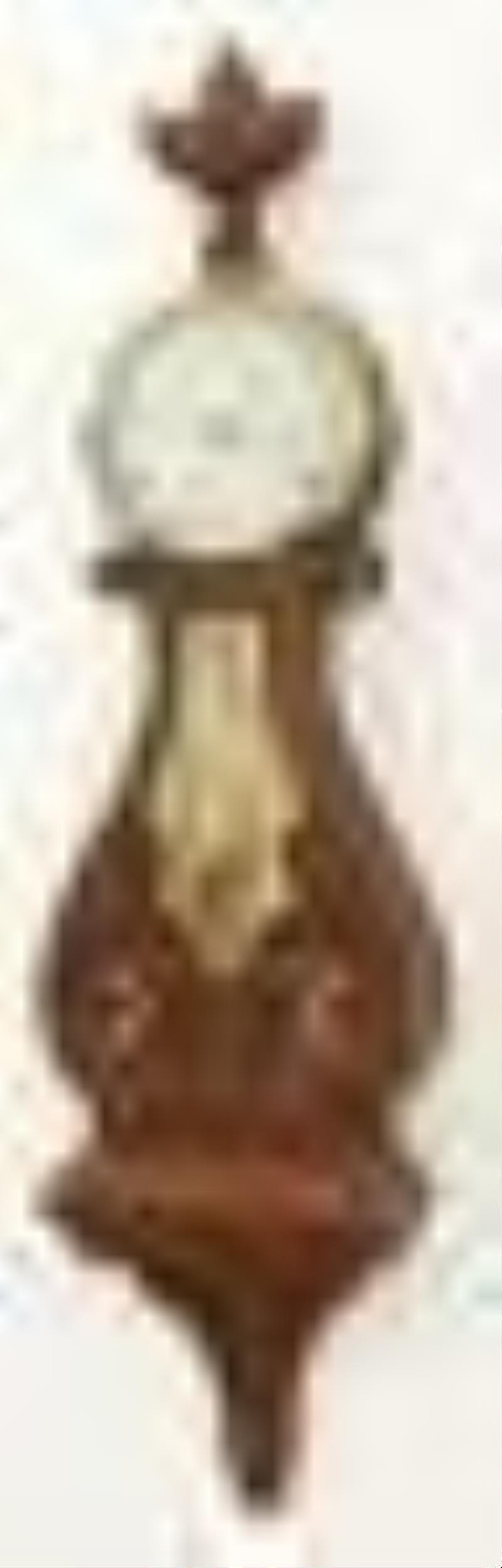 Elmer O. Stennes Lyre Banjo Clock