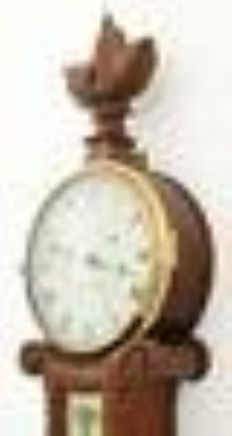 Elmer O. Stennes Lyre Banjo Clock