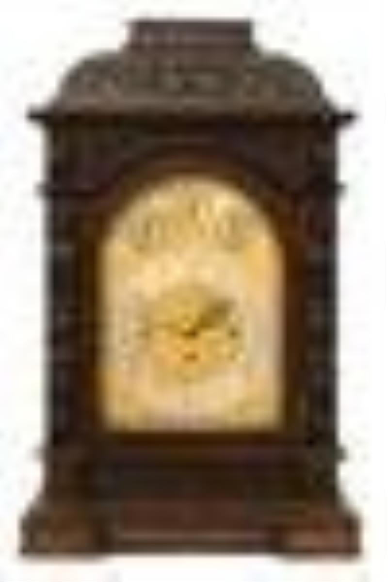 English Triple Fusee Bracket Clock