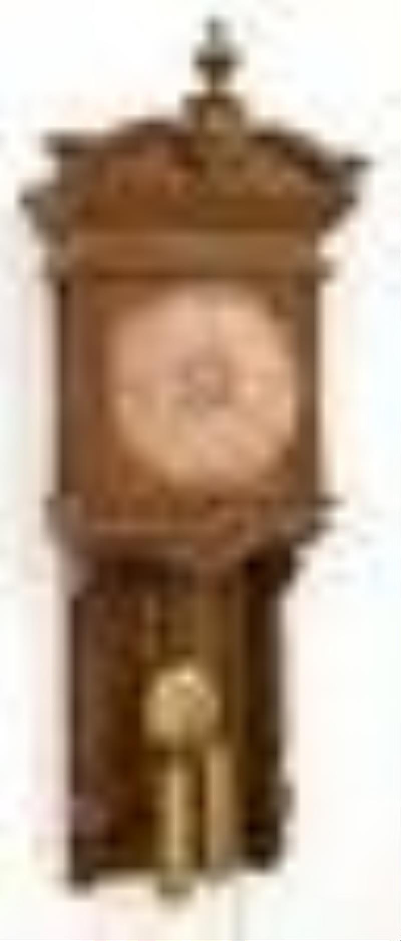 Ansonia Clock Co. "Niobe" Wall Regulator Clock