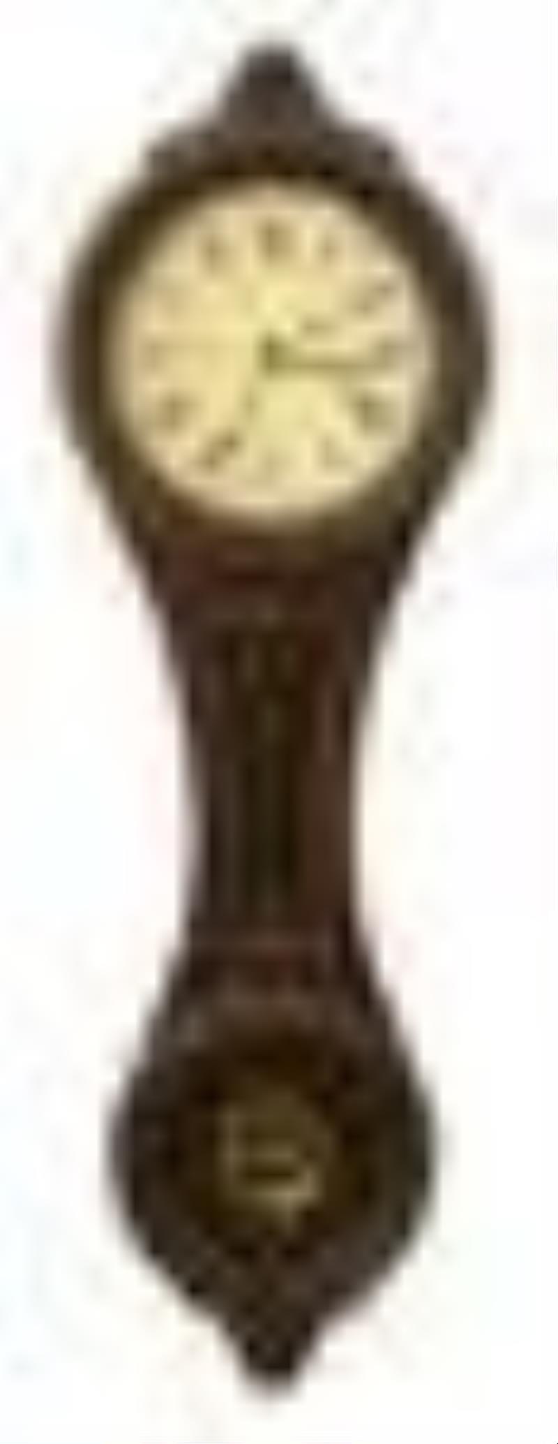 E. Howard & Co. "No. 9 Regulator" Figure Eight Wall Clock