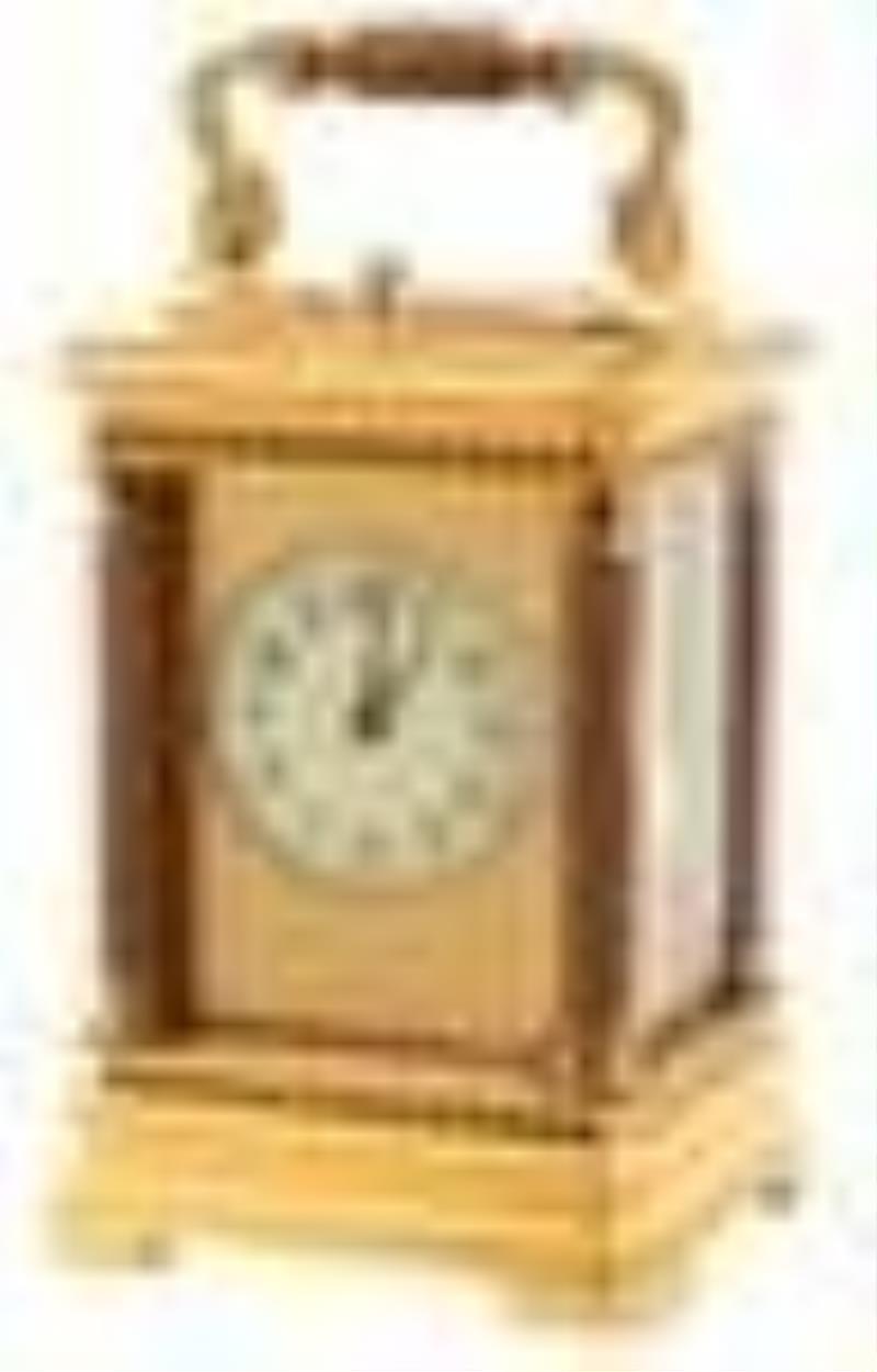 Attributed to Adolphe Ollier, Miniature Grande Sonnerie Repeating Carriage Clock