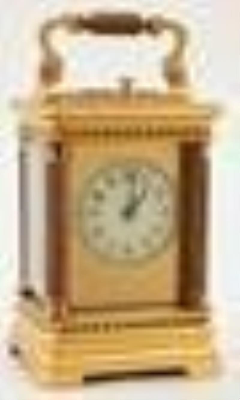 Attributed to Adolphe Ollier, Miniature Grande Sonnerie Repeating Carriage Clock