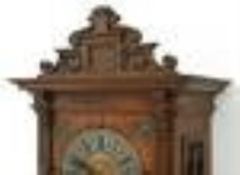 Attributed to Emilian Wehrle (German, 1832-1896), Black Forest Trumpeter Clock