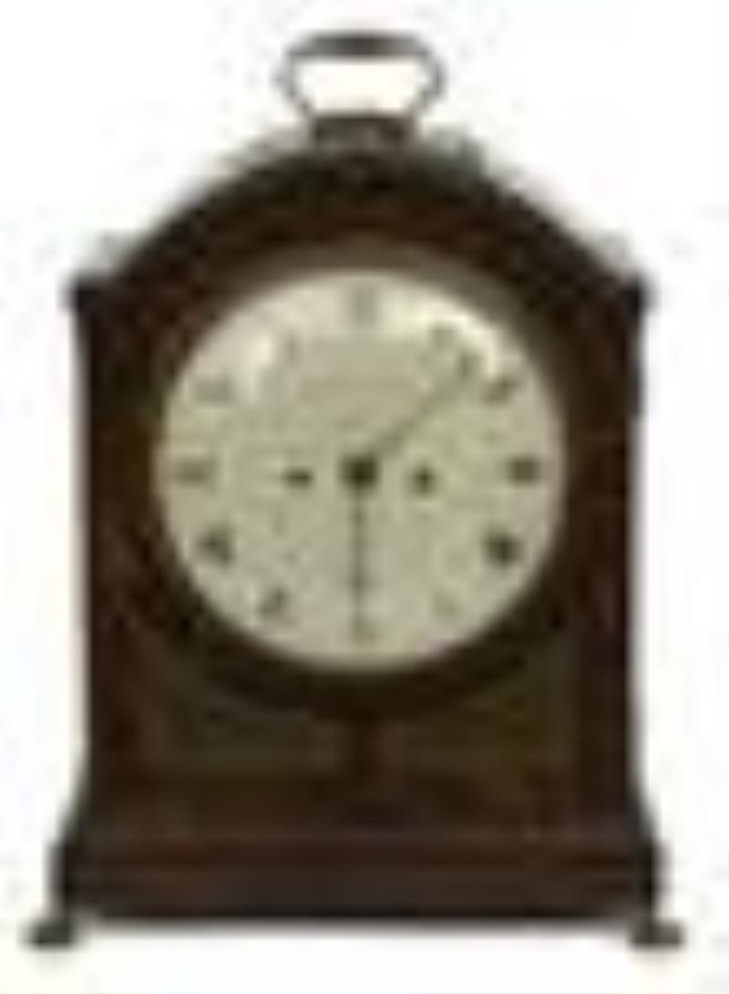 Handley & Moore Double Fusee Mahogany Bracket Clock, London
