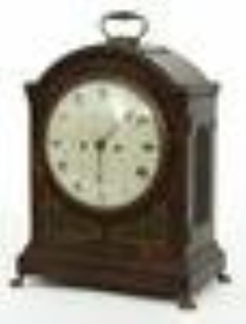 Handley & Moore Double Fusee Mahogany Bracket Clock, London