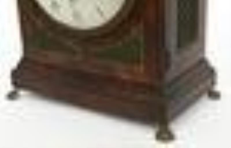 Handley & Moore Double Fusee Mahogany Bracket Clock, London