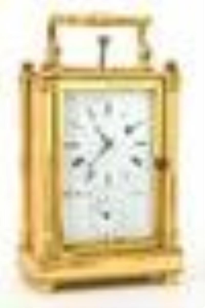 Franz Saller 15-Minute Repeater Carriage Clock with Alarm, Wien, Austria