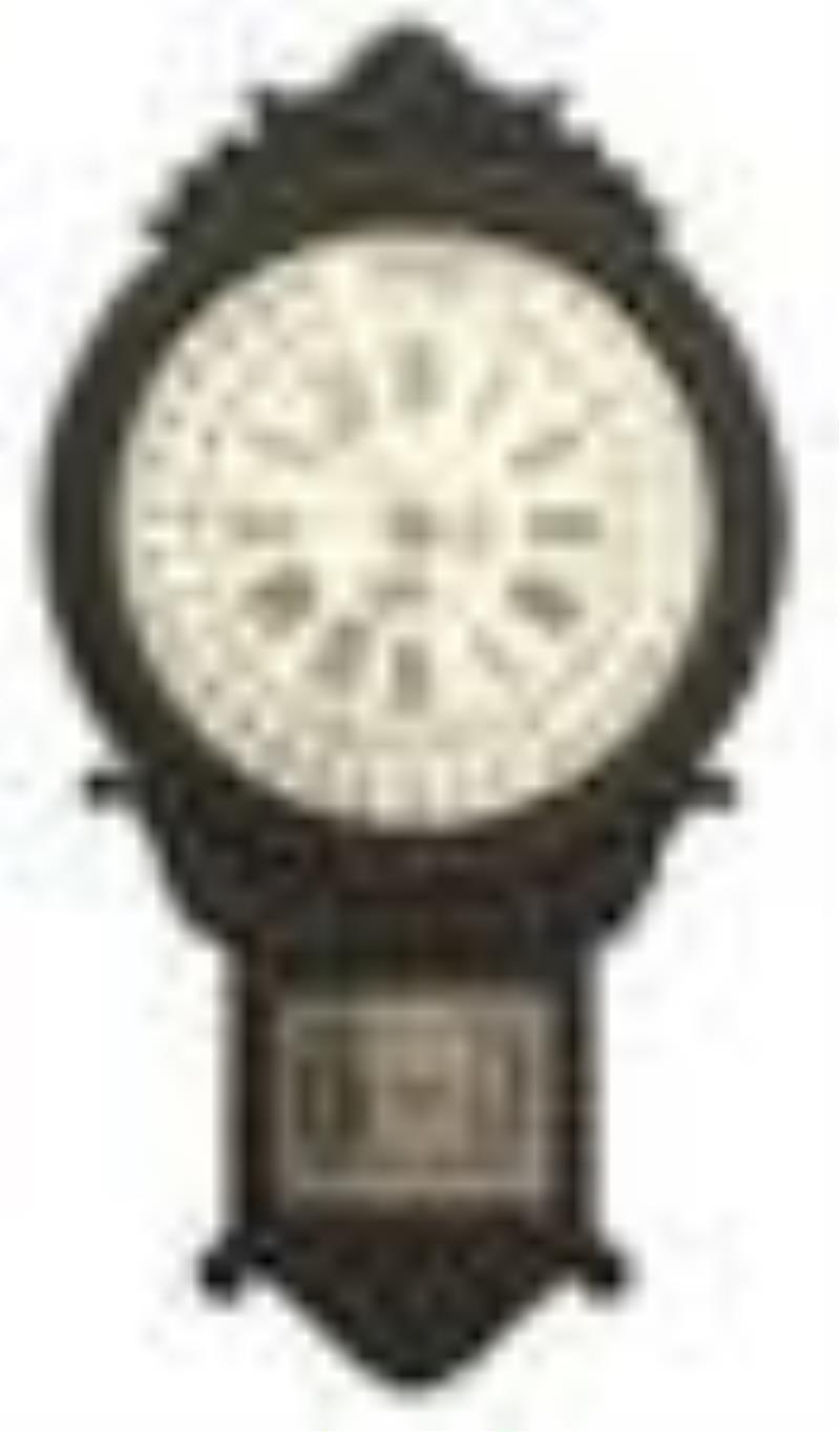 William L. Gilbert Clock Co. "Office Drop" Calendar Clock