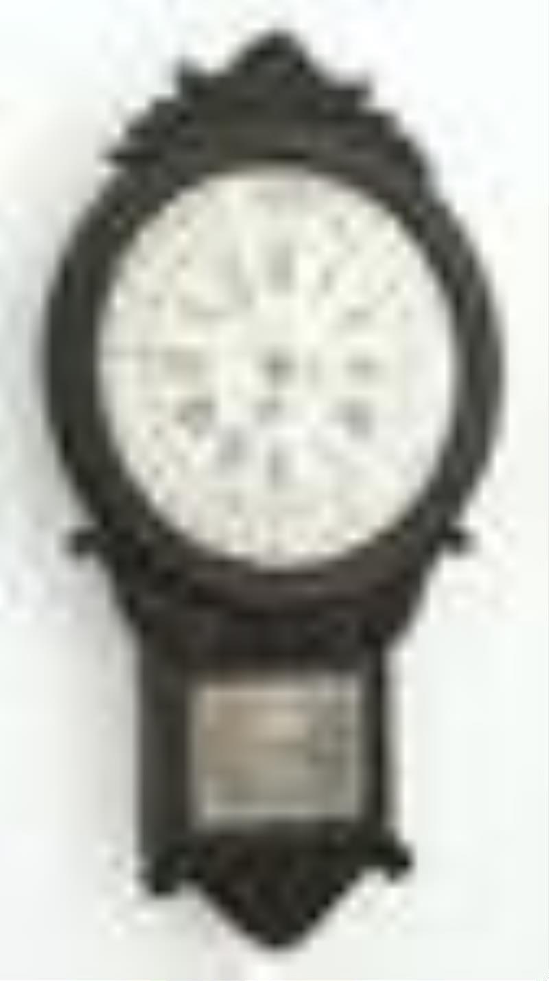 William L. Gilbert Clock Co. "Office Drop" Calendar Clock