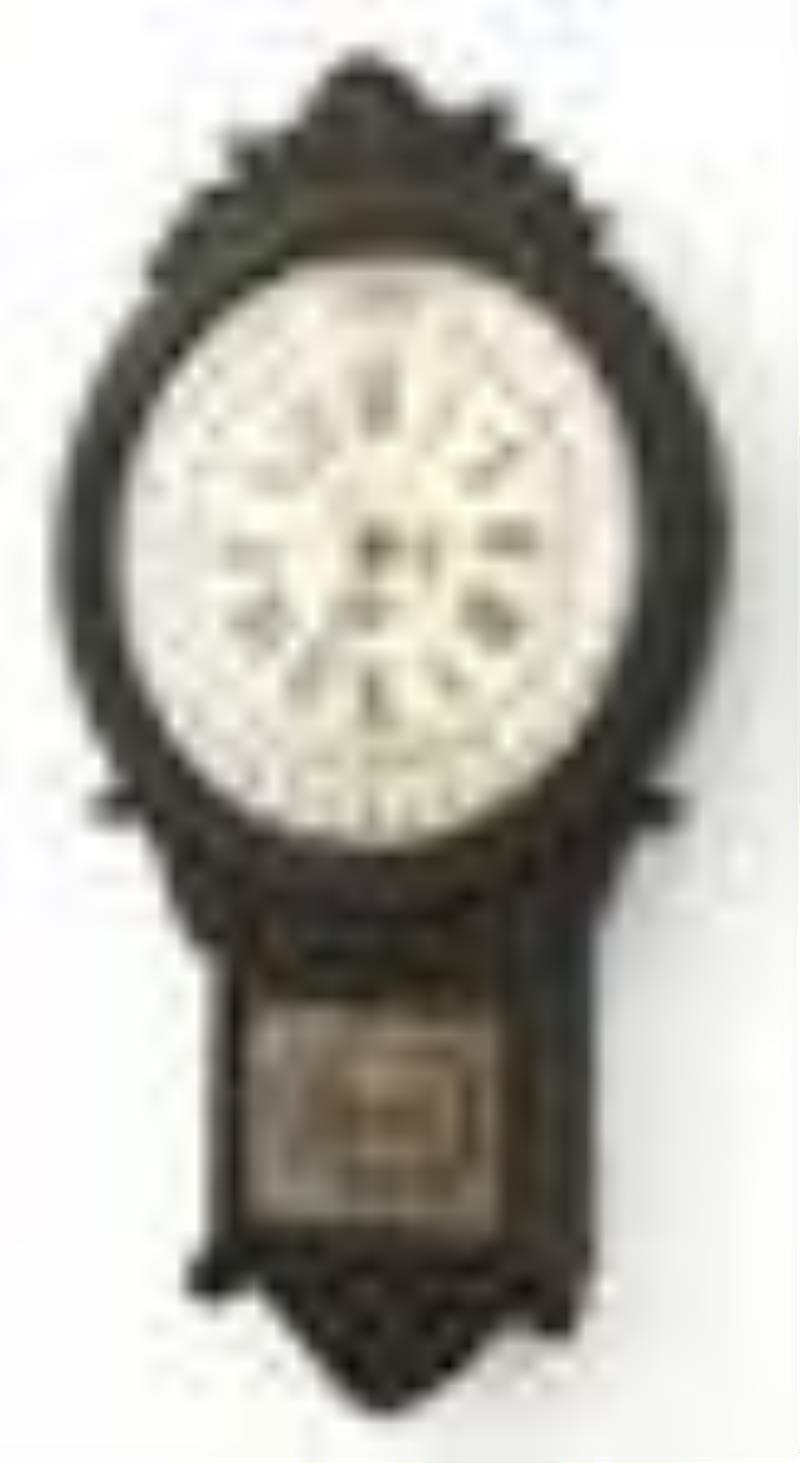 William L. Gilbert Clock Co. "Office Drop" Calendar Clock