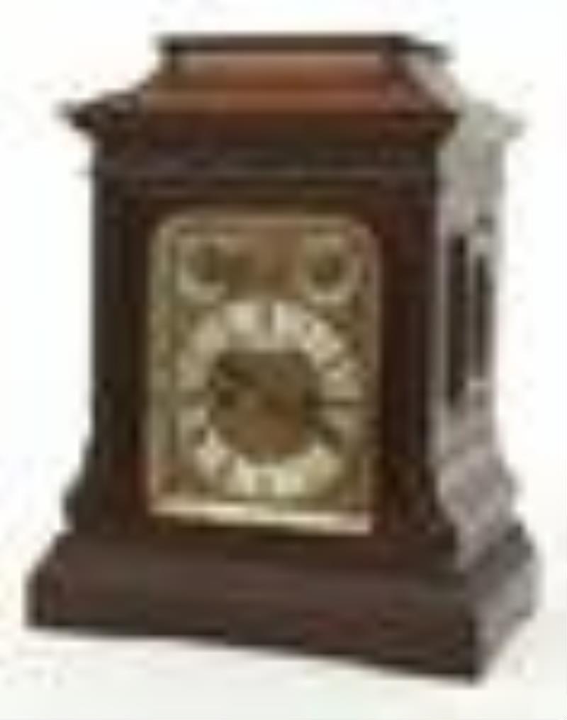 Tiffany & Co. Walnut Bracket Clock