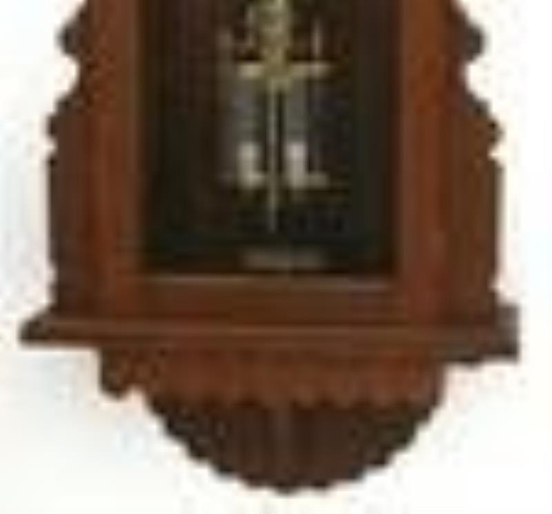 New Haven Clock Co. "Regulator No. 9" Wall Clock