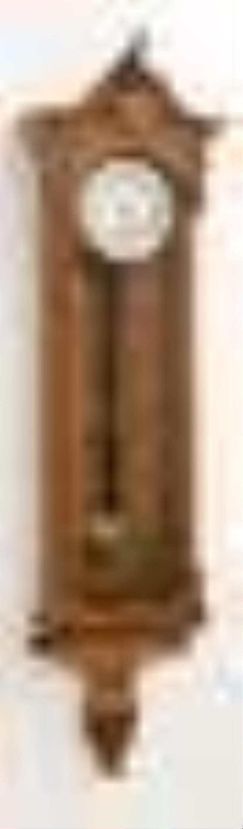 W. Schonberger Biedermeier Long-Duration Vienna Regulator Clock