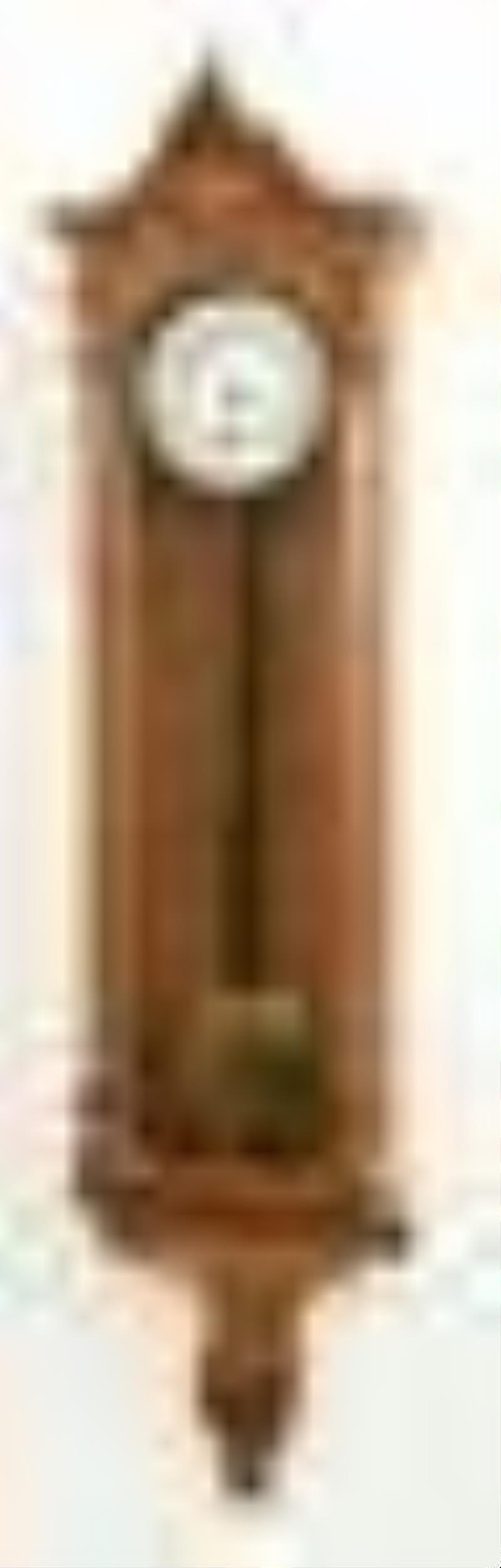 W. Schonberger Biedermeier Long-Duration Vienna Regulator Clock