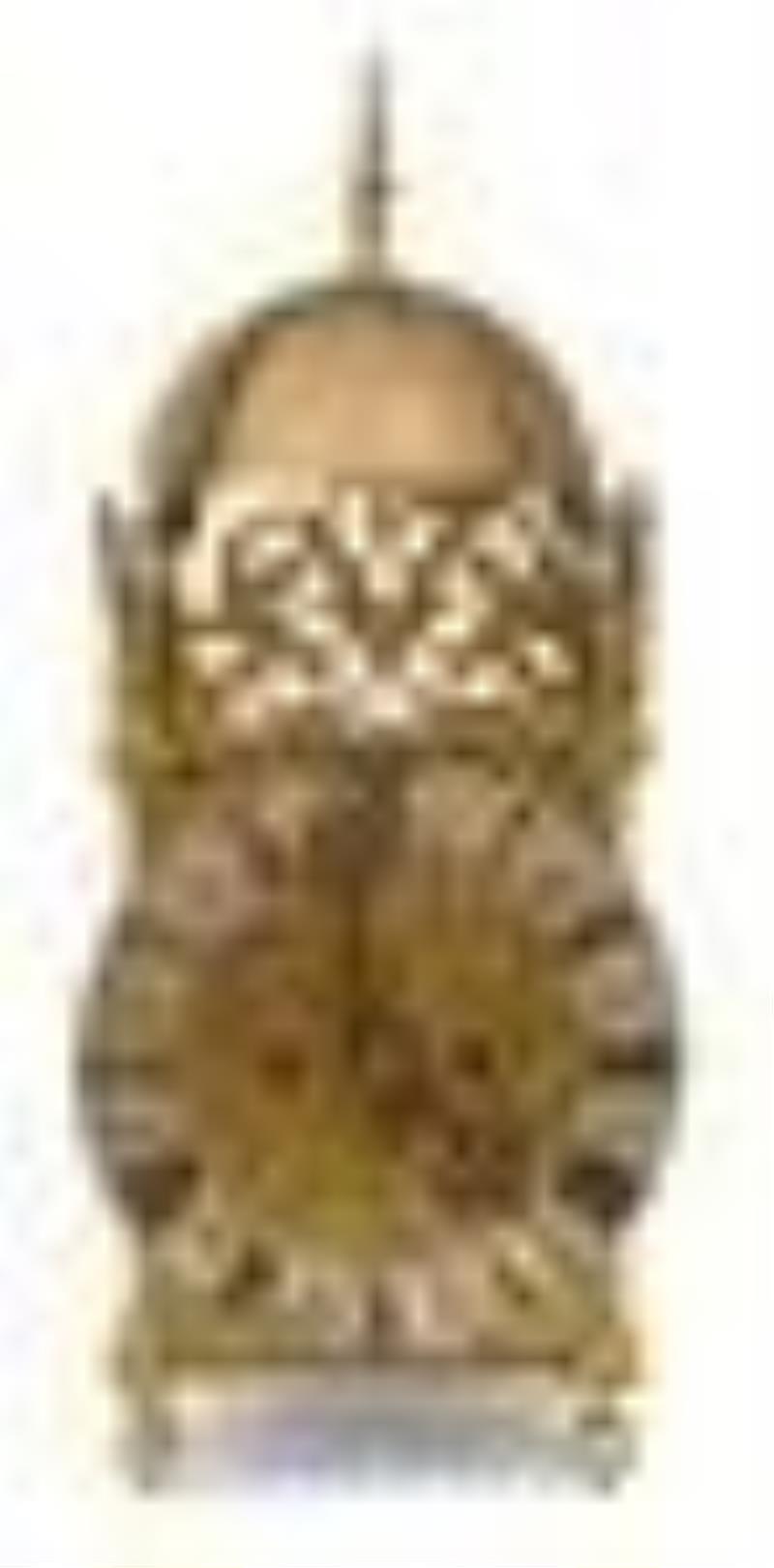 English Double Fusee Quarter Striking Lantern Clock