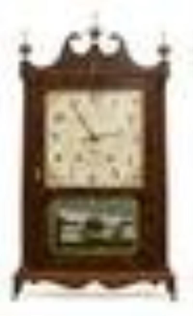 Seth Thomas Pillar & Scroll Shelf Clock, Plymouth, Connecticut