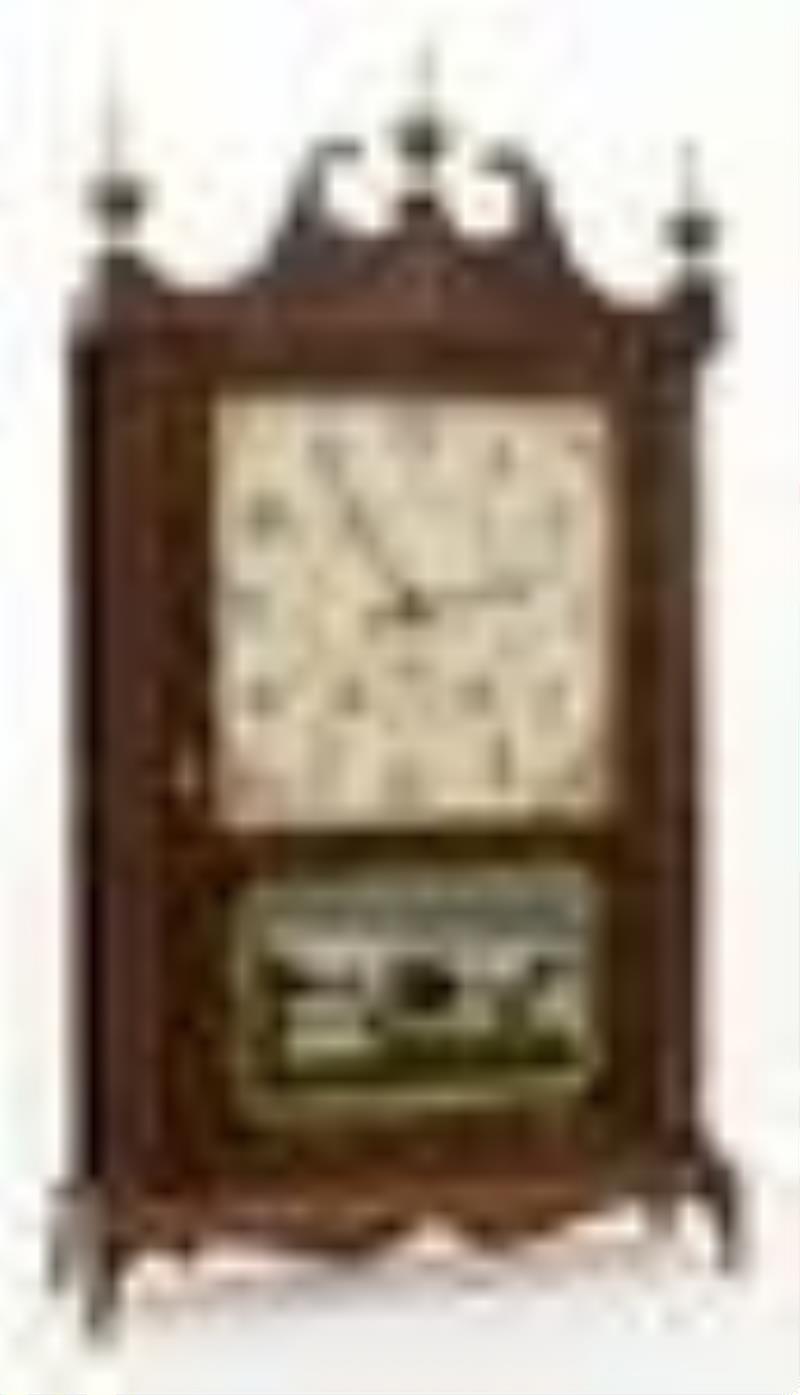 Seth Thomas Pillar & Scroll Shelf Clock, Plymouth, Connecticut