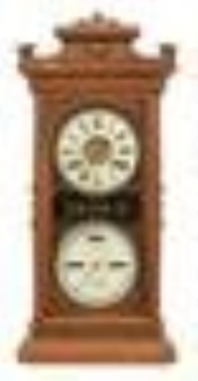 Ithaca "Index" Calendar Clock for the Lynch Brothers