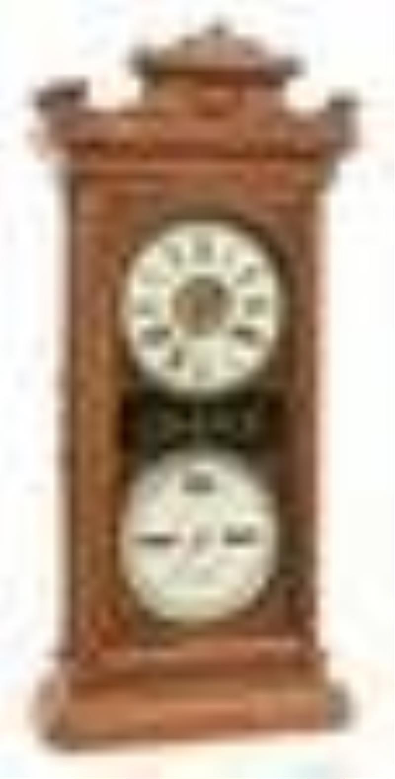Ithaca "Index" Calendar Clock for the Lynch Brothers