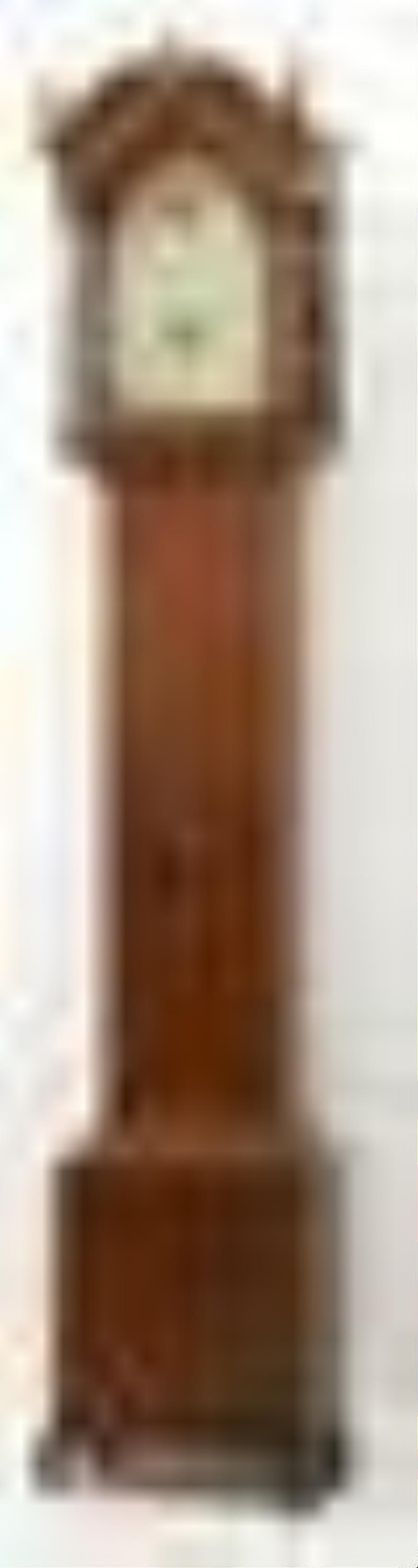 English Tall Case Clock with Bullseye Aperture