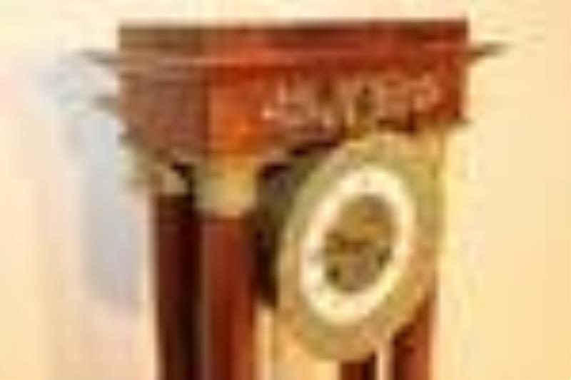 19th C. French Column Clock
